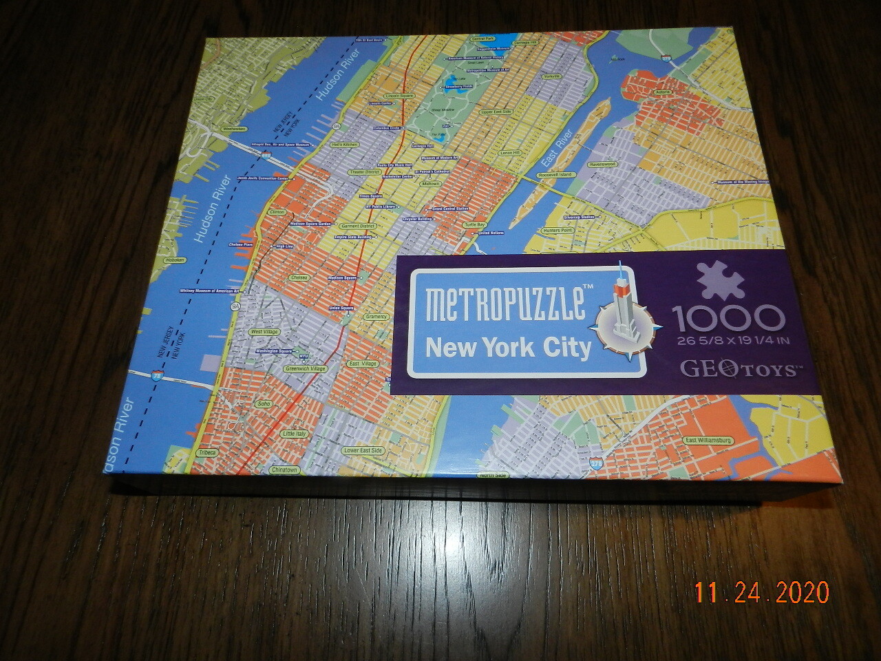 1000 Piece Puzzle: New York City METROPUZZLE