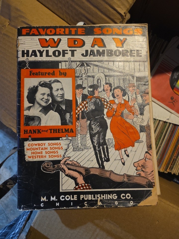 WDAY Hayloft Jamboree Favorite Songs book