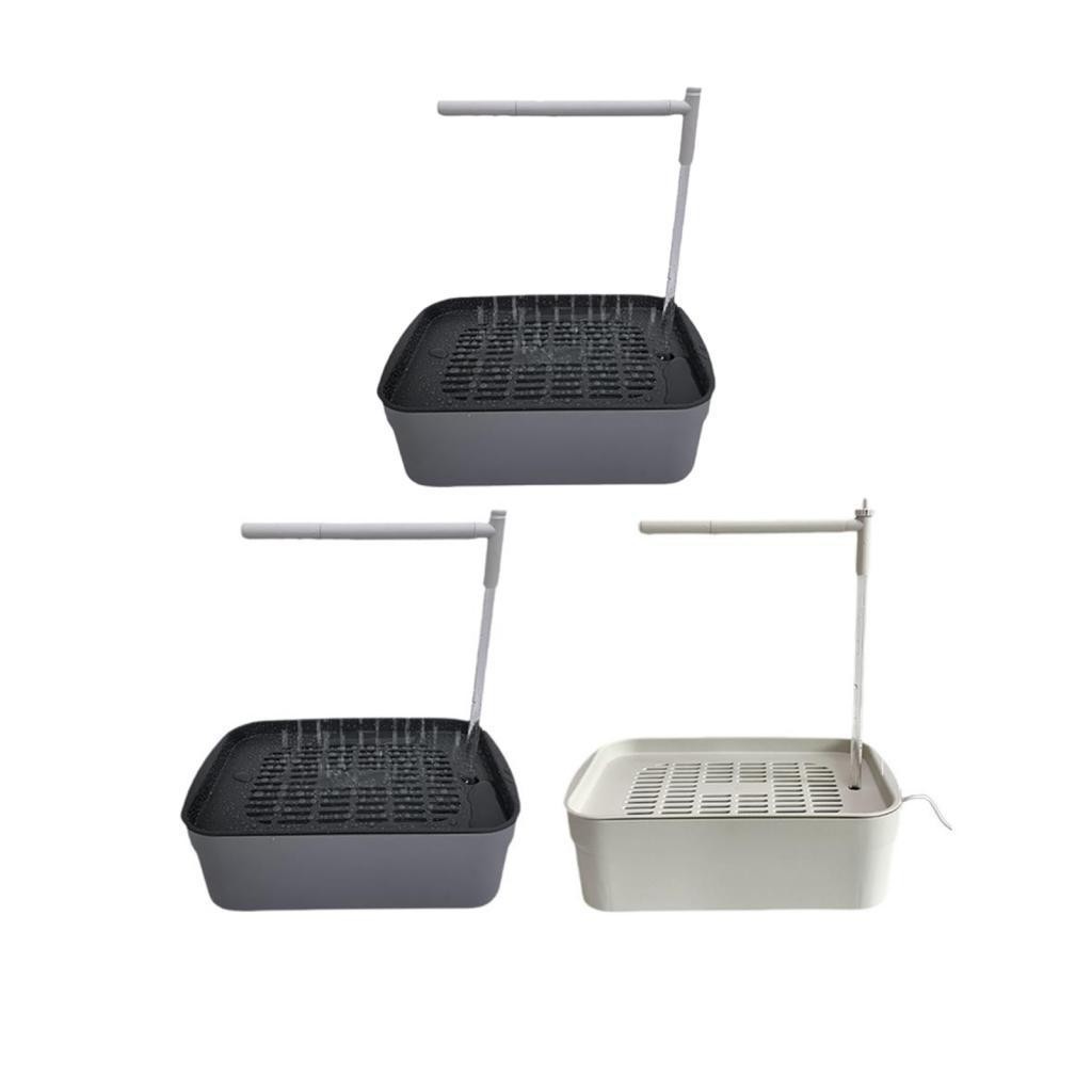 Automatic Bird Bath Tub Bird Shower Fountain Parakeet Bath