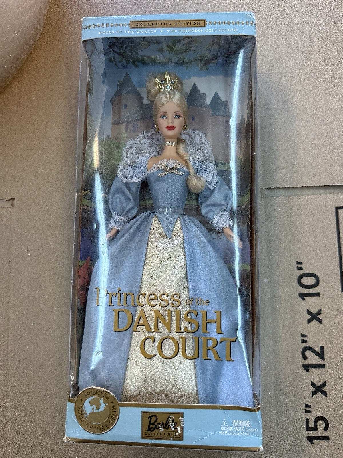 2002 Barbie Dolls of the World Princess of the Danish Court #56216 NRFB