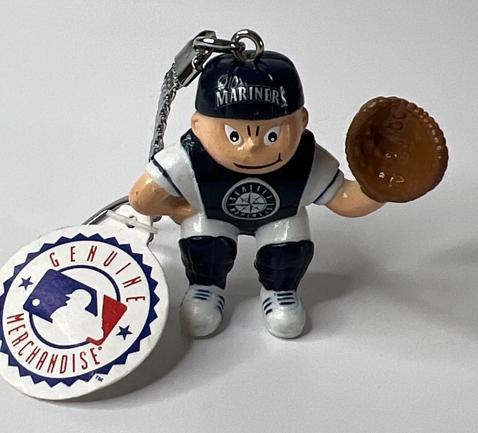 Seattle Mariners LIL' SPORTS BRAT Keychain Vintage Keyring
