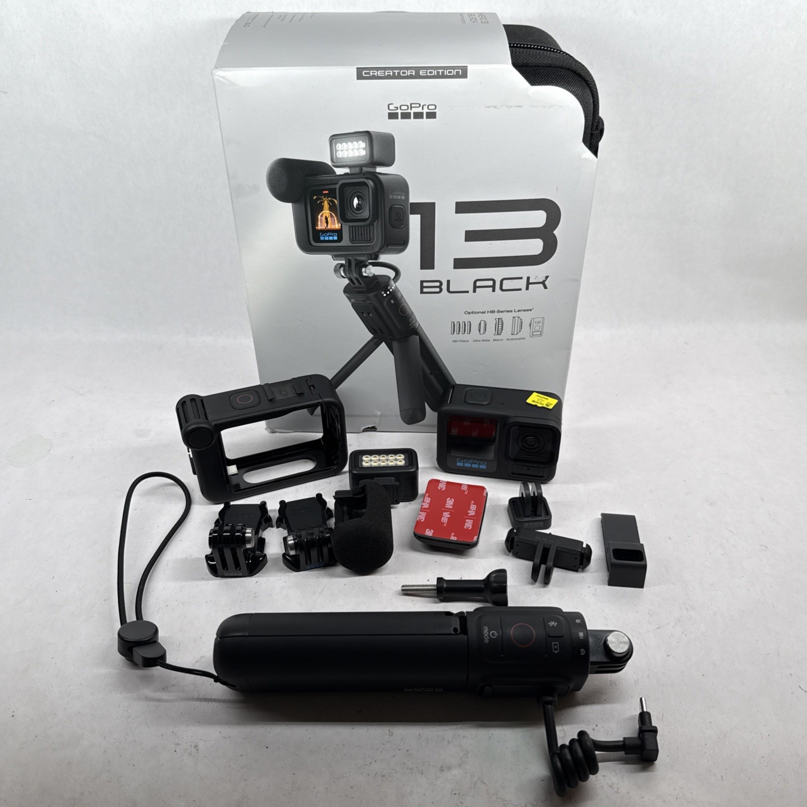 GoPro HERO 13 Black Creator Edition 5K Action Camera Bundle 1 Battery 256GB SD