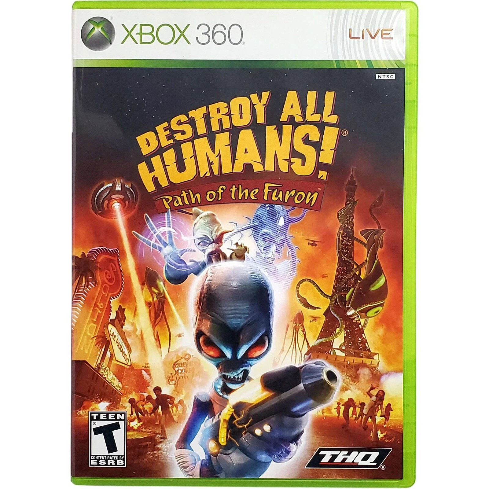 Destroy All Humans Path of the Furon (Xbox 360 Authentic Replacement Case Only