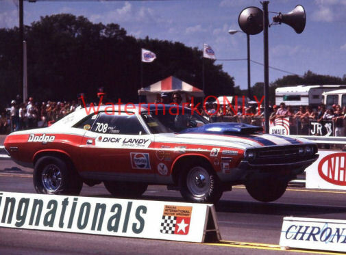 "Dandy Dick" Landy 1971 Dodge Challenger "MOPAR" Pro Stocker PHOTO! #(10)