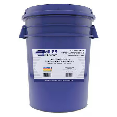 Miles Lubricants M00600503 5 Gal Gear Oil Pail 320 Iso Viscosity, 90W Sae, Amber
