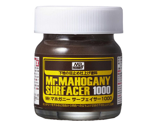 Mr.Hobby SF290 Mahogany Surfacer 1000 (40ml) Modeling