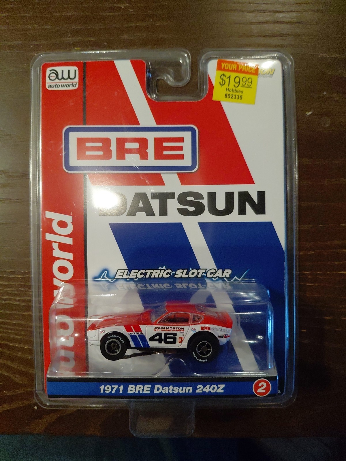 Auto World BRE Datsun Electric Slot Car 1971 BRE Datsun 240Z Brand New