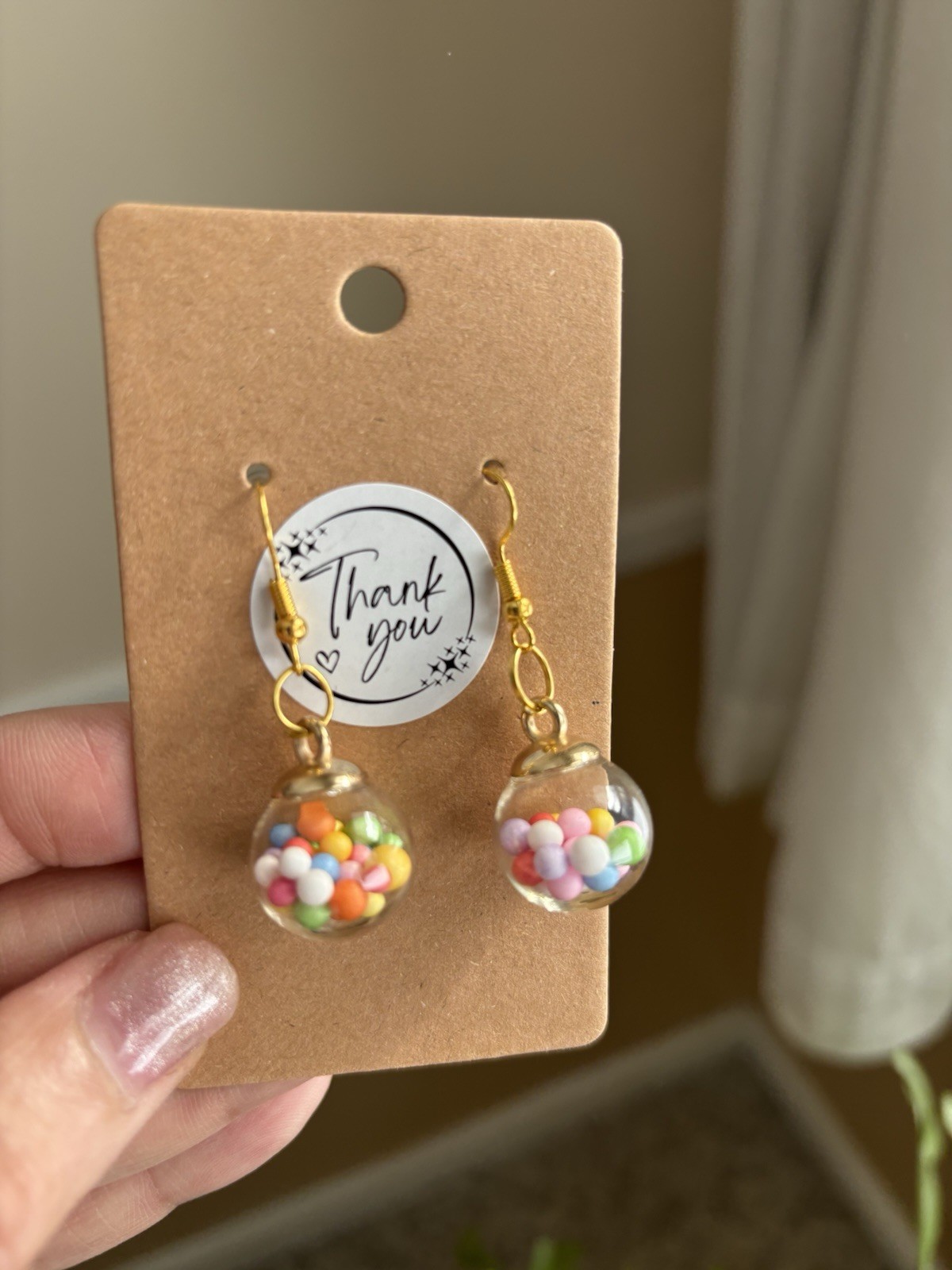 Gumball Earrings