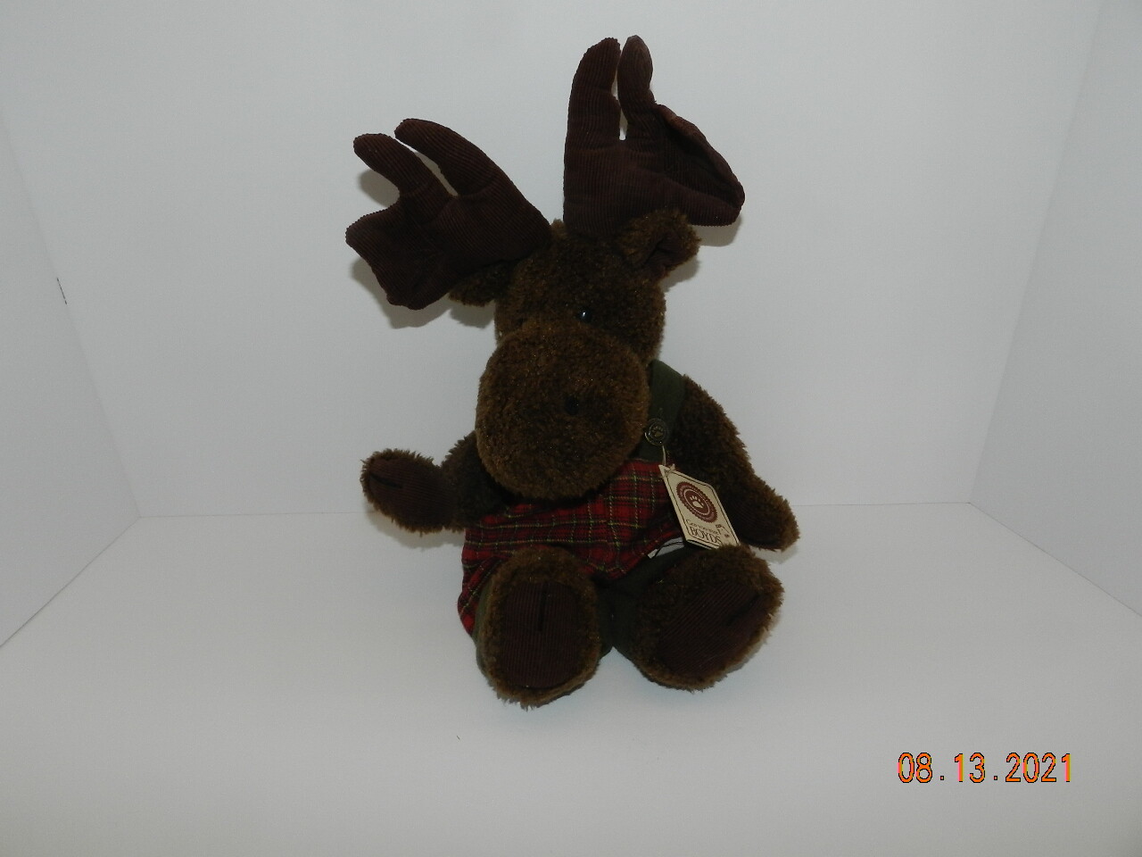 Boyds Bears ~ Moose "Murtaugh Moosetrax"  Plush ~ TJ's Best Dressed NWT