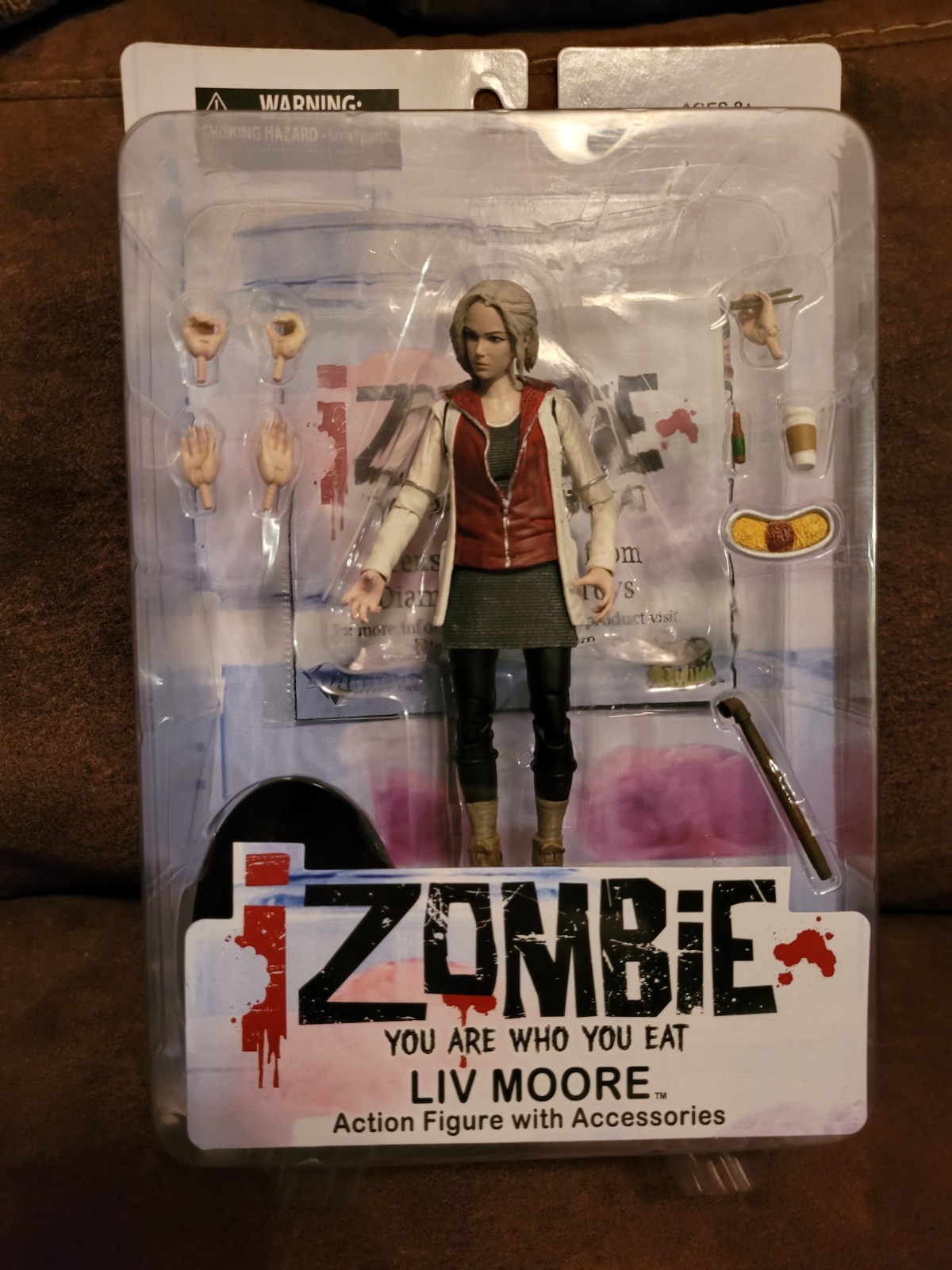 Diamond Select Liv Moore iZombie Action Figure Boxed Accessories 2015