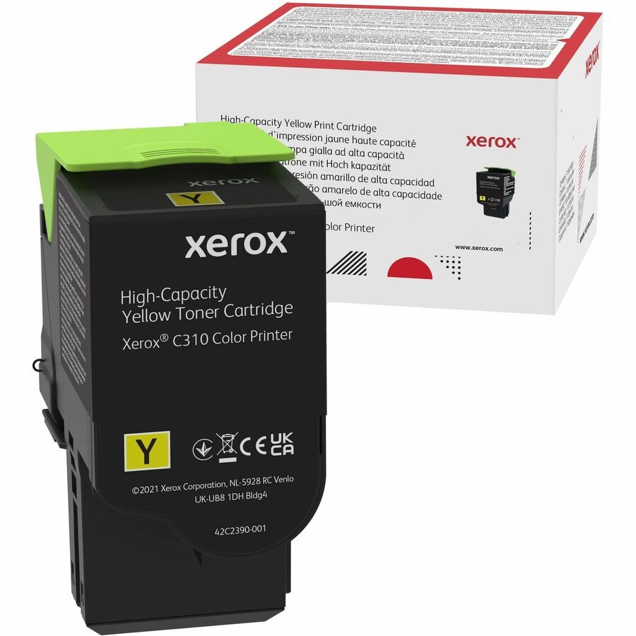 Xerox Original High Yield Laser Toner Cartridge Single Pack Yellow 006R04367