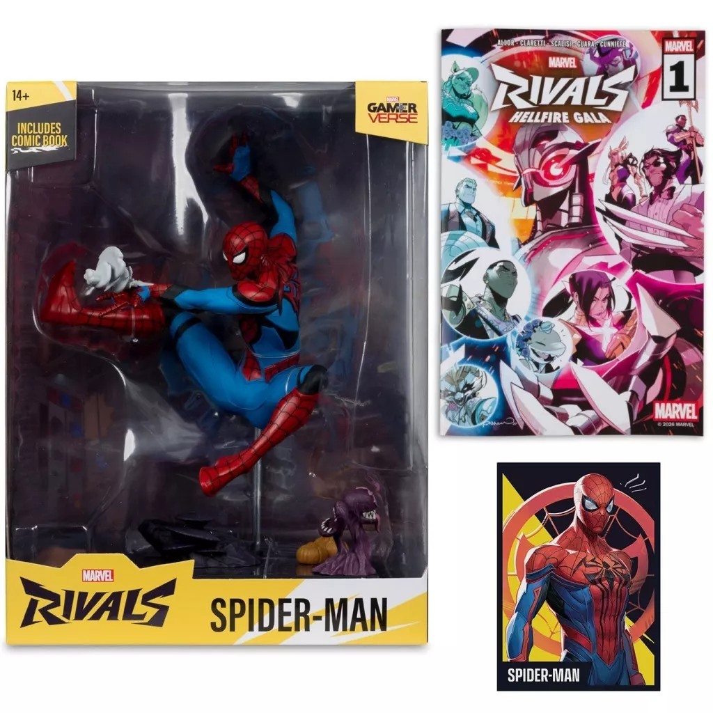 Spider-Man "Marvel Rivals" #004 1/6 Scene Figure & Magazine