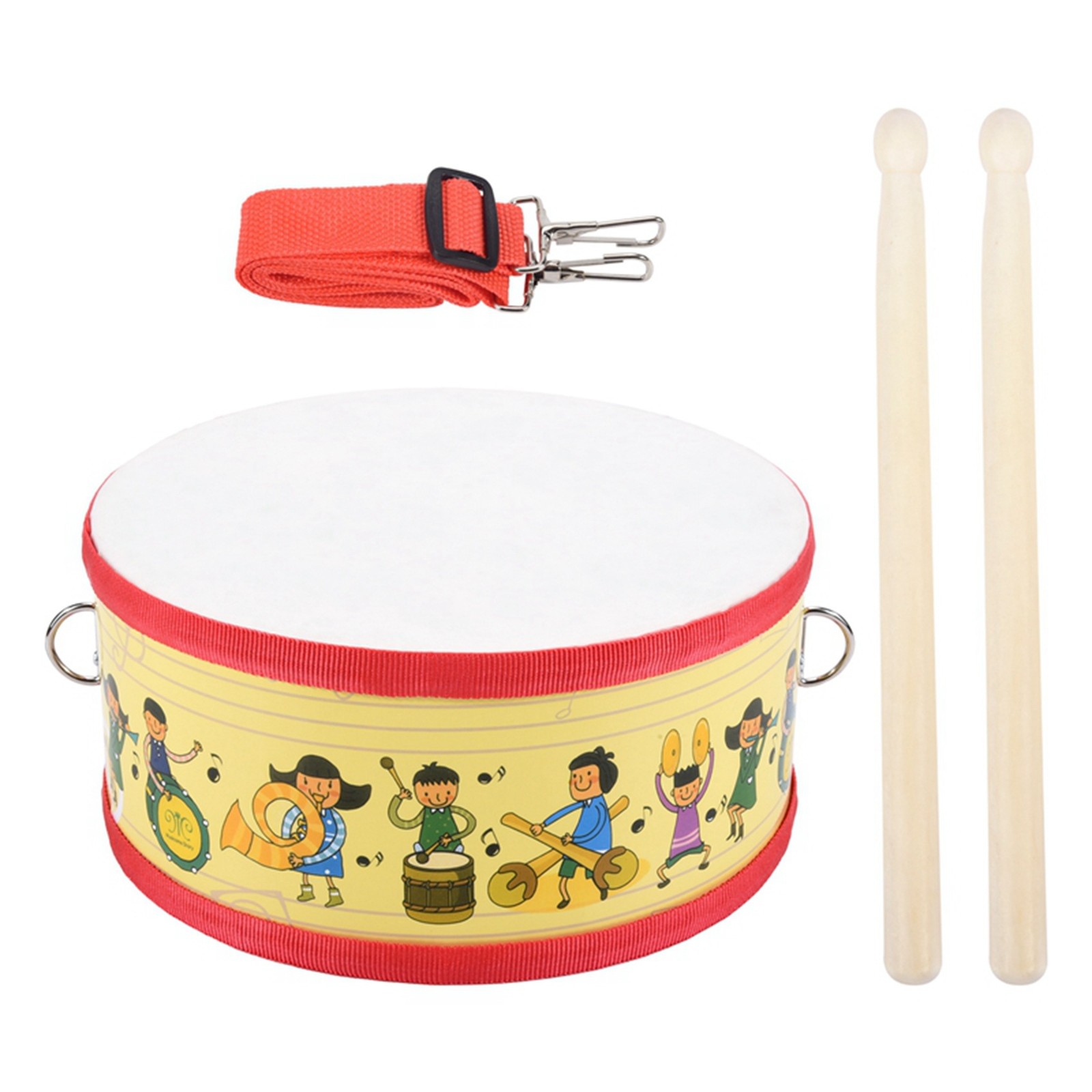 Drum Wood Kids Early Educational Musical Instrument For Children Baby Toys2244