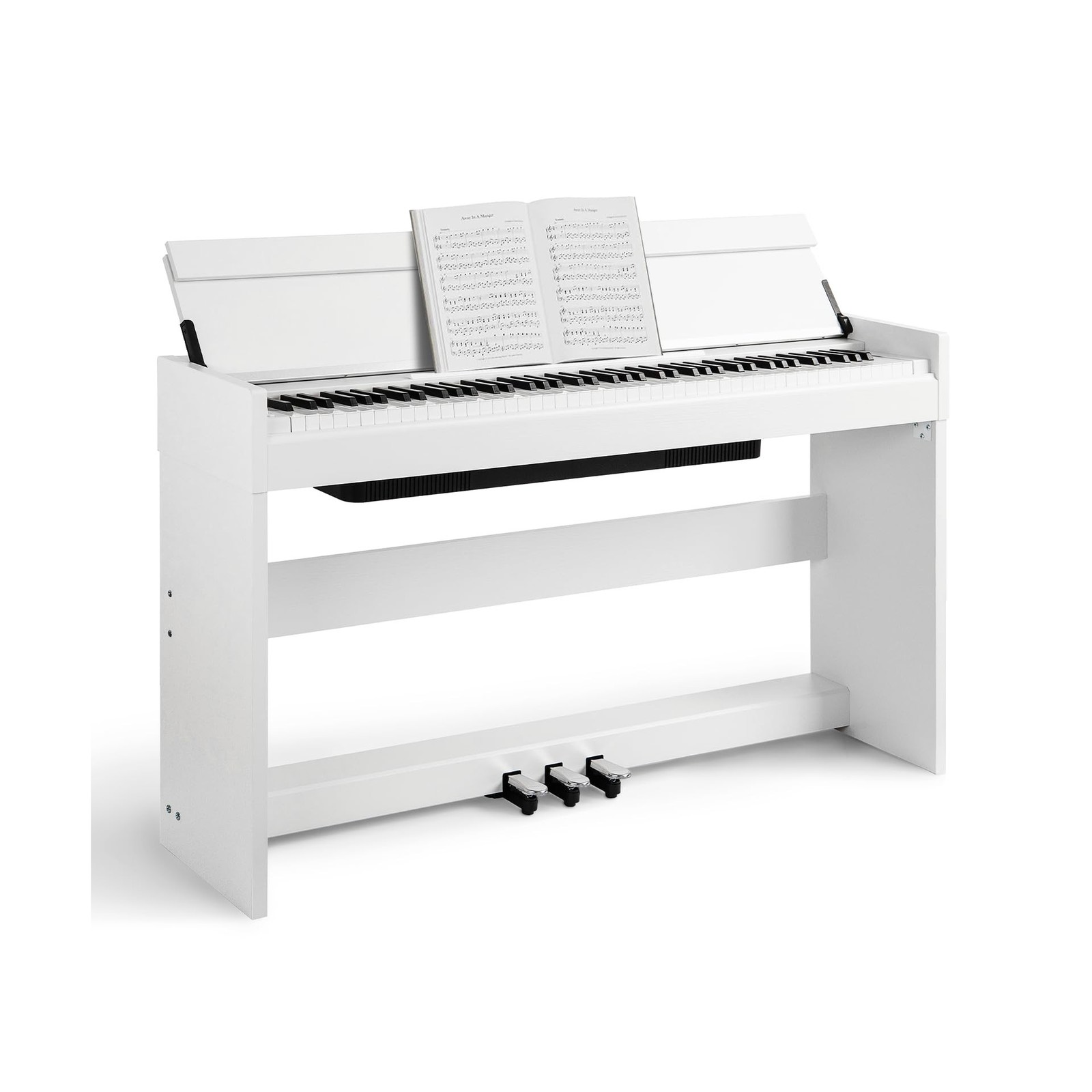 AiJoy 88 Key Weighted Digital Piano Keyboard, Graded Hammer Action Wooden Ele...