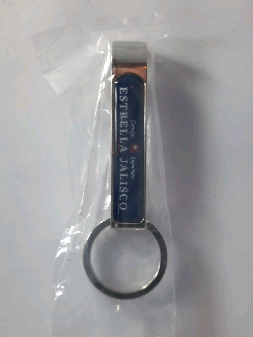 Cerveza Importada Estrella Jalisco Metal Keychain Bottle Opener