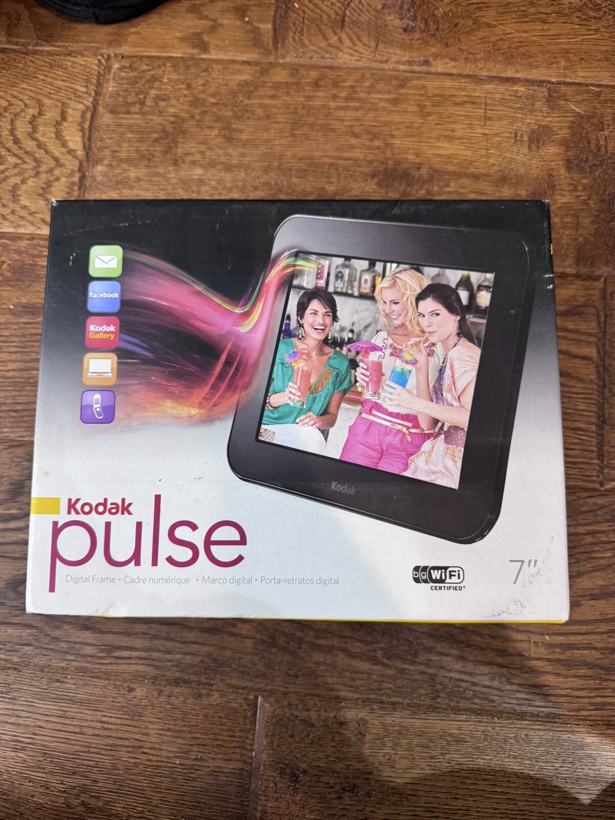 NEW AND SEALED Kodak Pulse 7" Digital Photo Frame Touchscreen Wi-Fi Certified