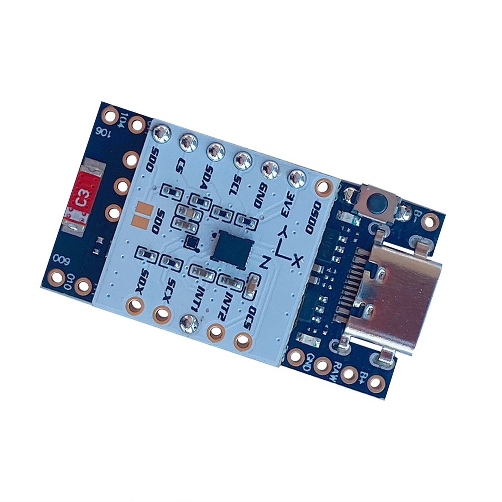 SmolSlime Module Based on NRF SlimeVR Module,ProMicro NRF52840 + (LSM6DSV +8047