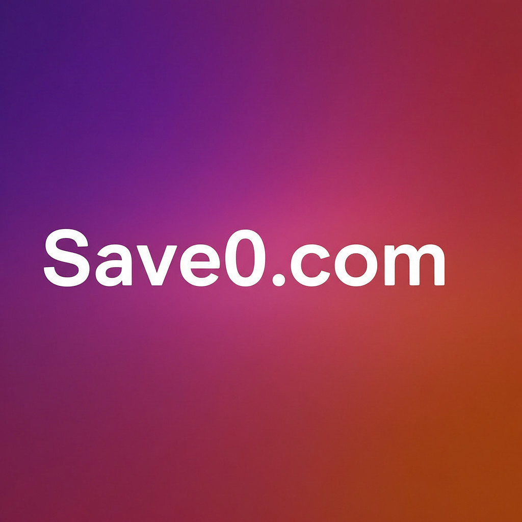 Save0.com - Premium One-Word .COM Domain Name Save Zero Free Discount Budget