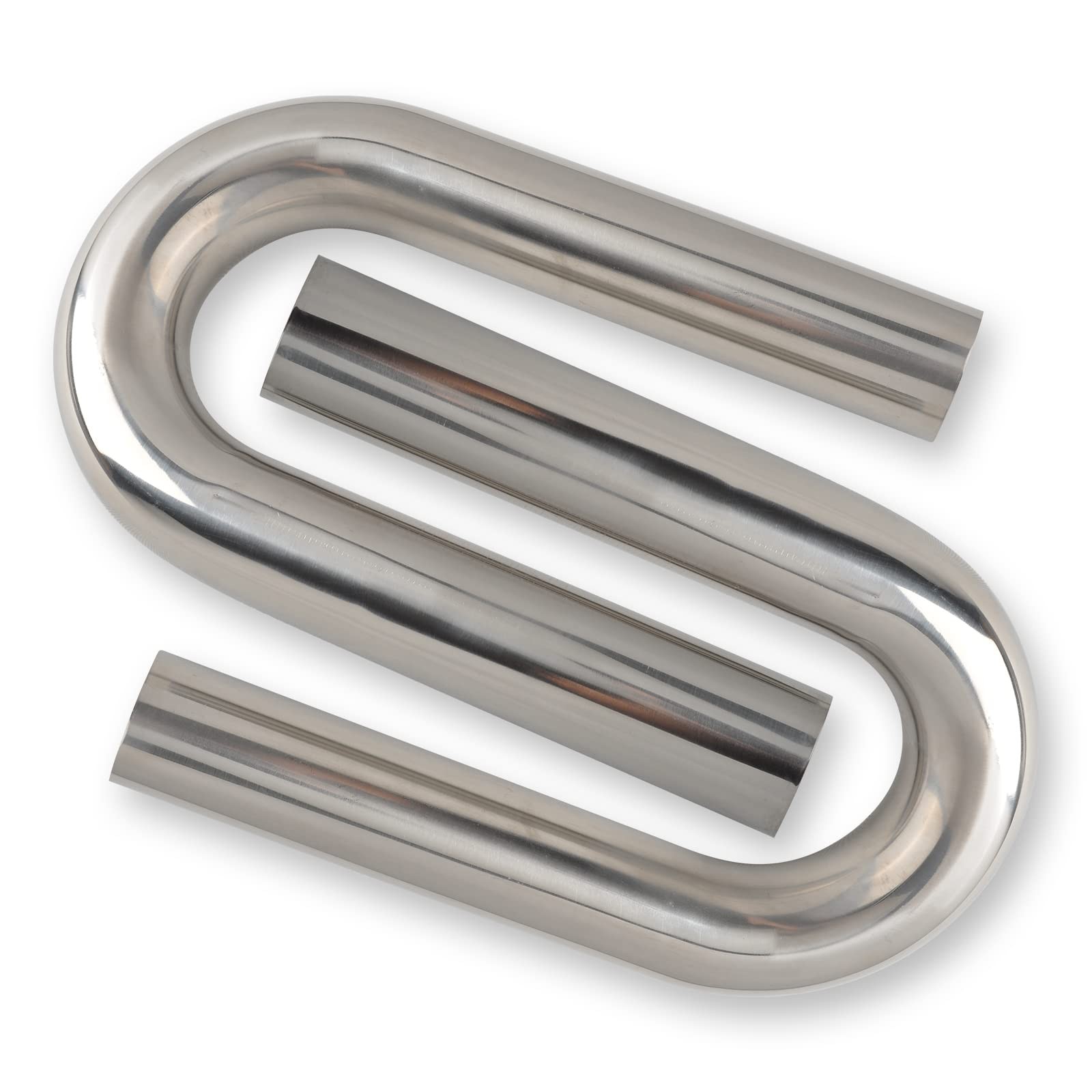 FGJQEFG 3 Inch 180 Degree DIY Custom Mandrel 3''OD-180 Degree-2PCS, Metallic 