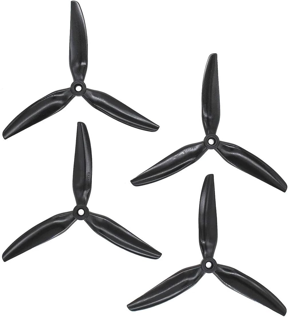 8pcs 6X3X3V1S 6030 6 Inch 3 Blade Propellers Set 4X CW 4X CCW Poly Carbonate