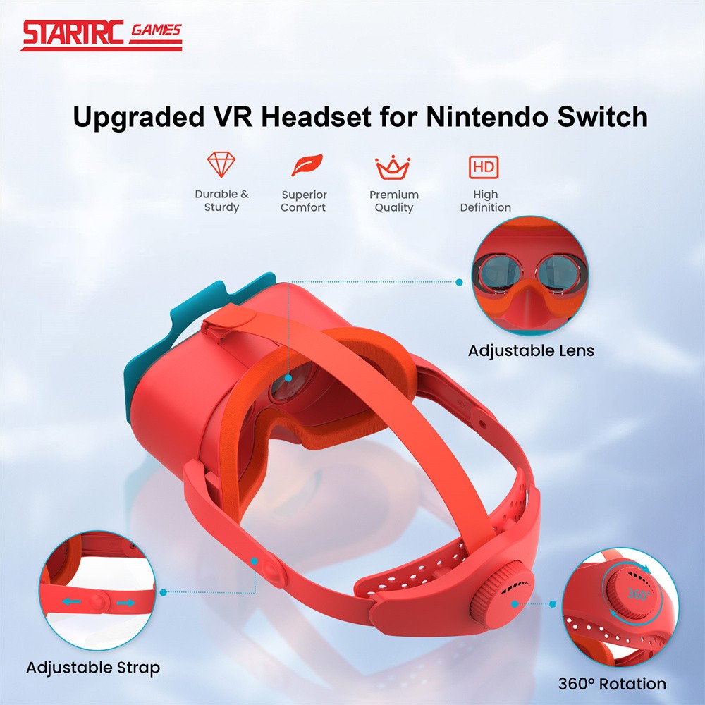 VR Headset for Nintendo Switch OLED Model/ Switch 3D VR Reality Glasses