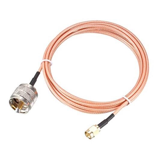  SMA Male to UHF PL-259 Male RG316 RF Coaxial Coax Cable 10 Ft 10 Feet