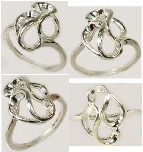 Hi-Quality Designer Sterling Silver Ring Ancient Trojan Mycenea Treasures 1700BC