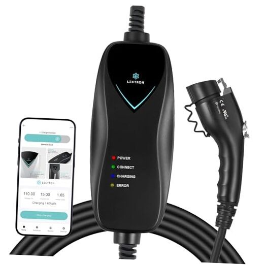  Level 1 J1772 Charger (WiFi Version) - 120V, 15 Amp, 15A NEMA 5-15 with APP