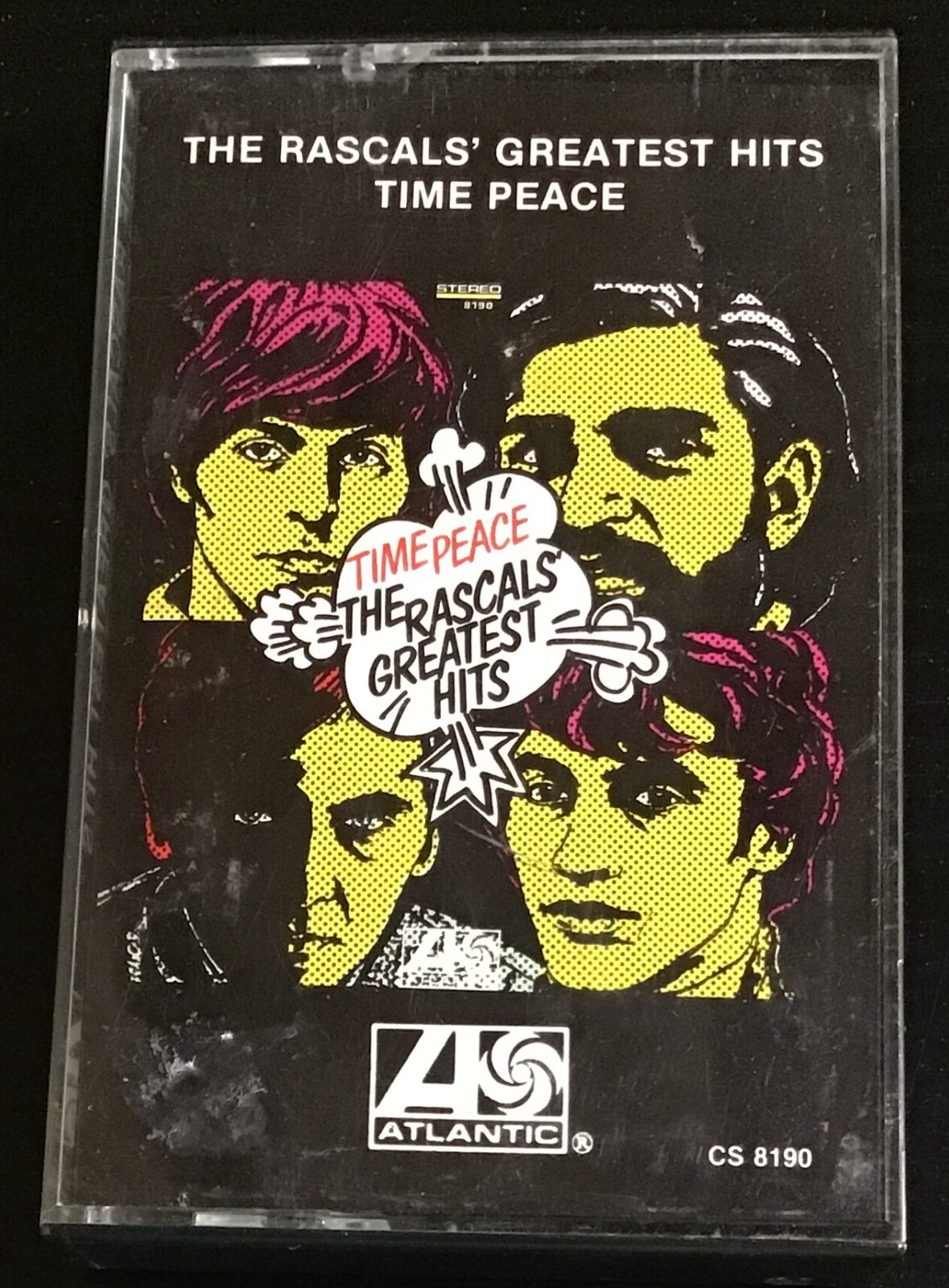 The Rascals' Greatest Hits Time Peace Cassette Tape – Atlantic CS 8190 – Tested