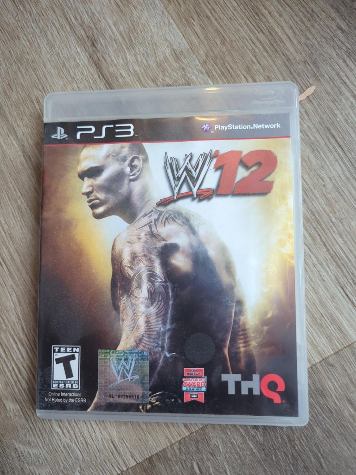 WWE 12 PlayStation 3 PS3 Game In Case With Insert. Untested