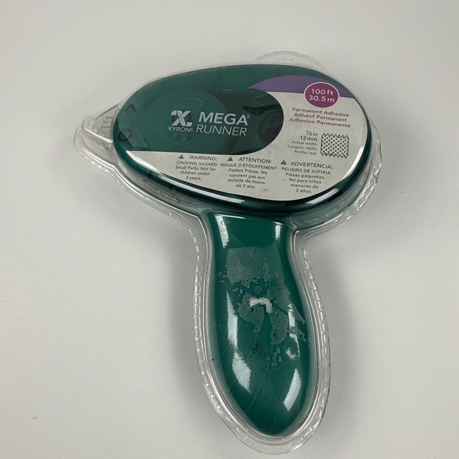 Xyron Mega Runner Permanent Adhesive Tape Dispenser Refillable 1/2 in 100 ft New