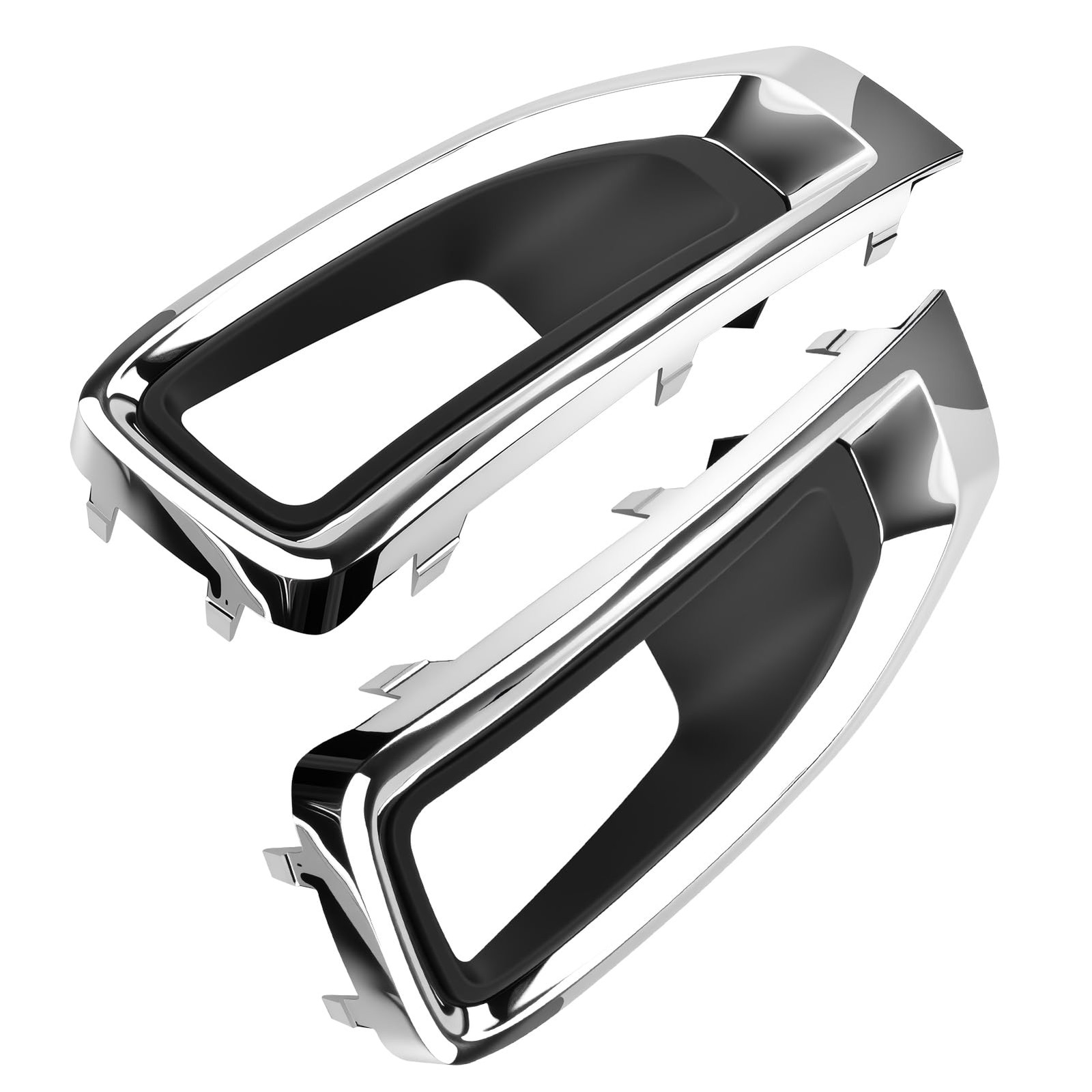 1 Pair Front Driving Fog Light Bezel Cover Compatible with GMC Yukon/Yukon XL De