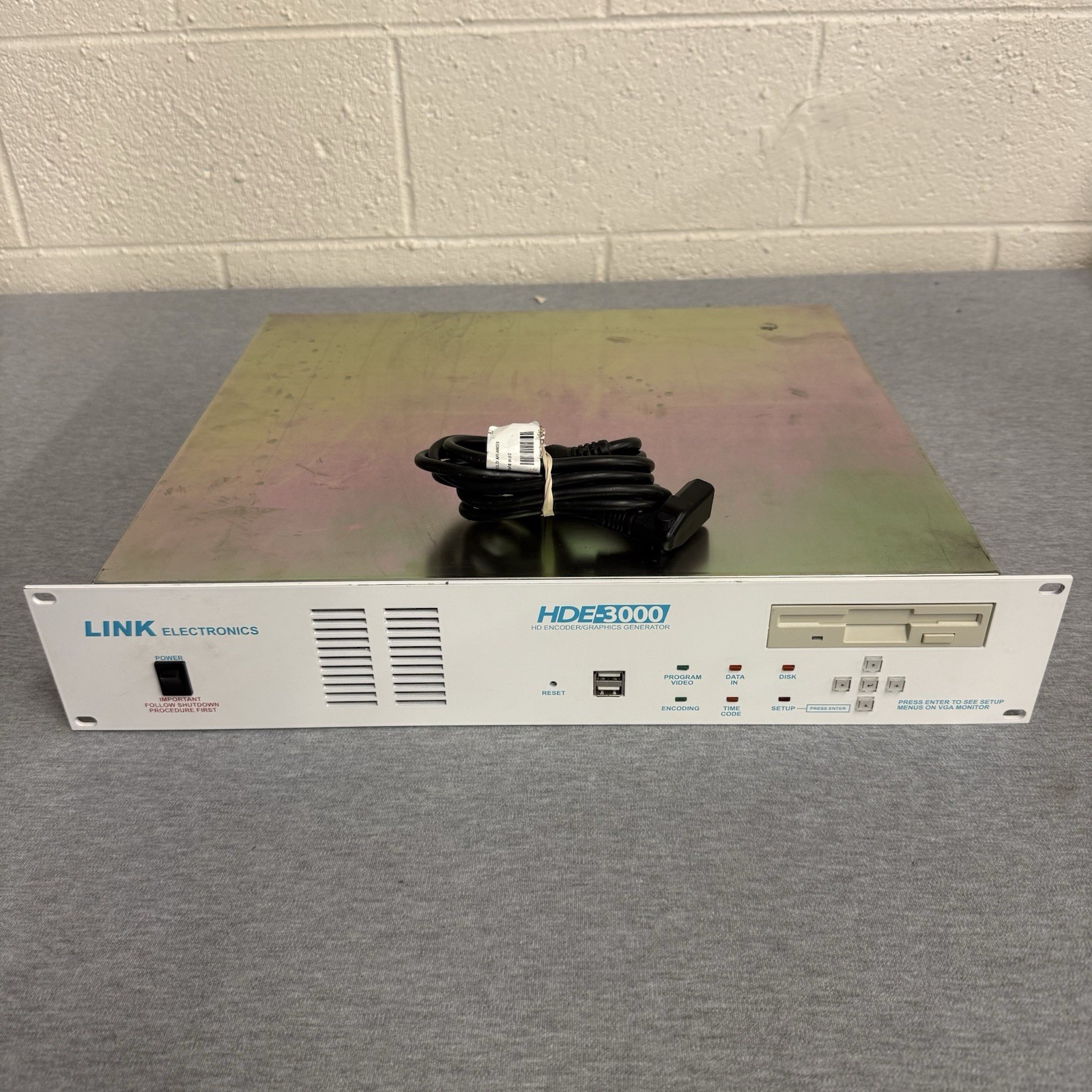Link Electronics HDE-3000 HD Encoder/Graphics Generator