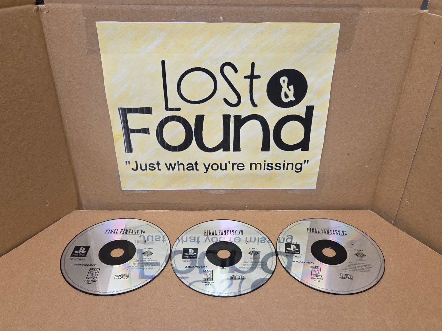 Final Fantasy VII 7  PlayStation 1 PS1 1997 All 3 Discs Only Tested