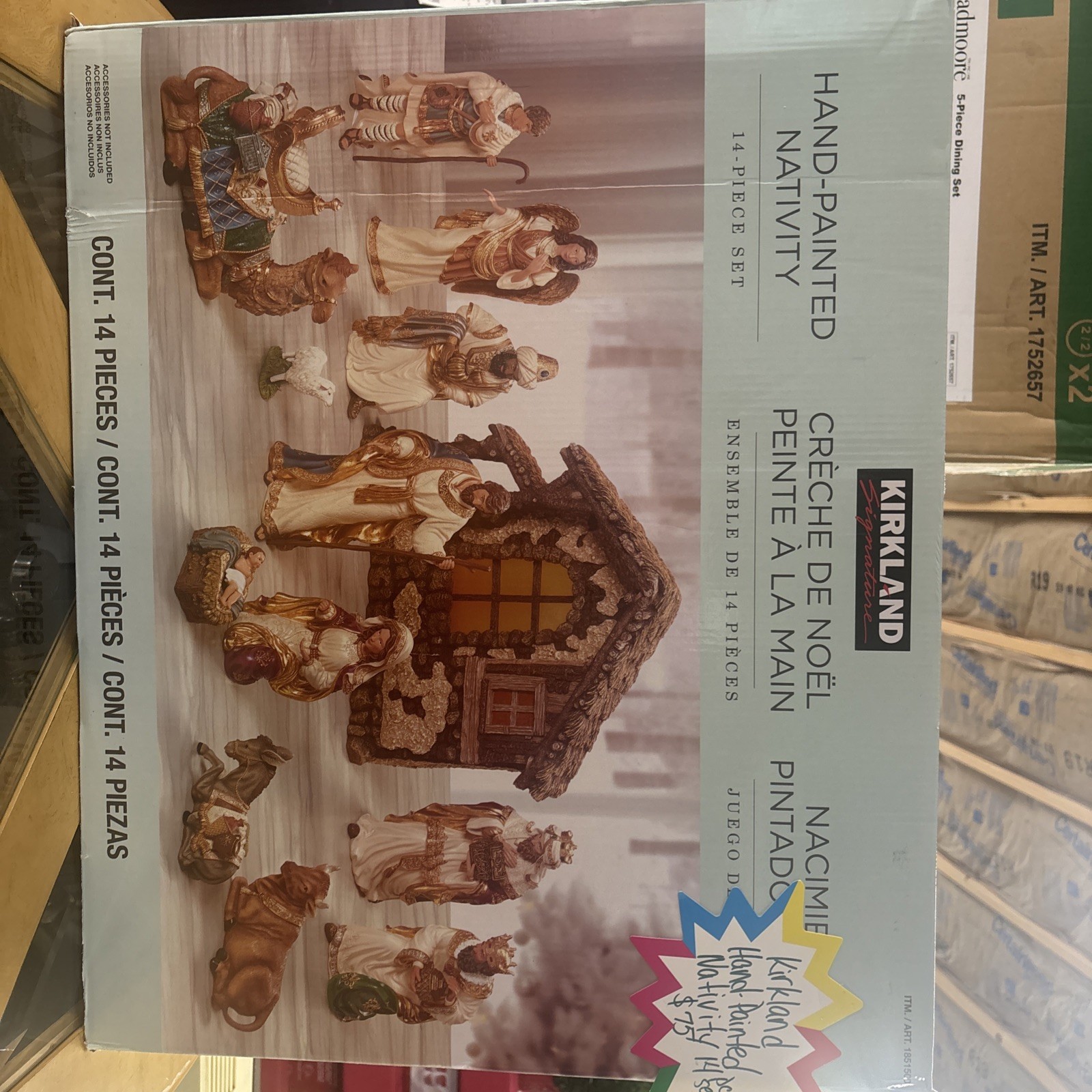 Kirkland Signature 14-Piece Nativity Set – Celebrate the Miracle of Jesus’ Birth