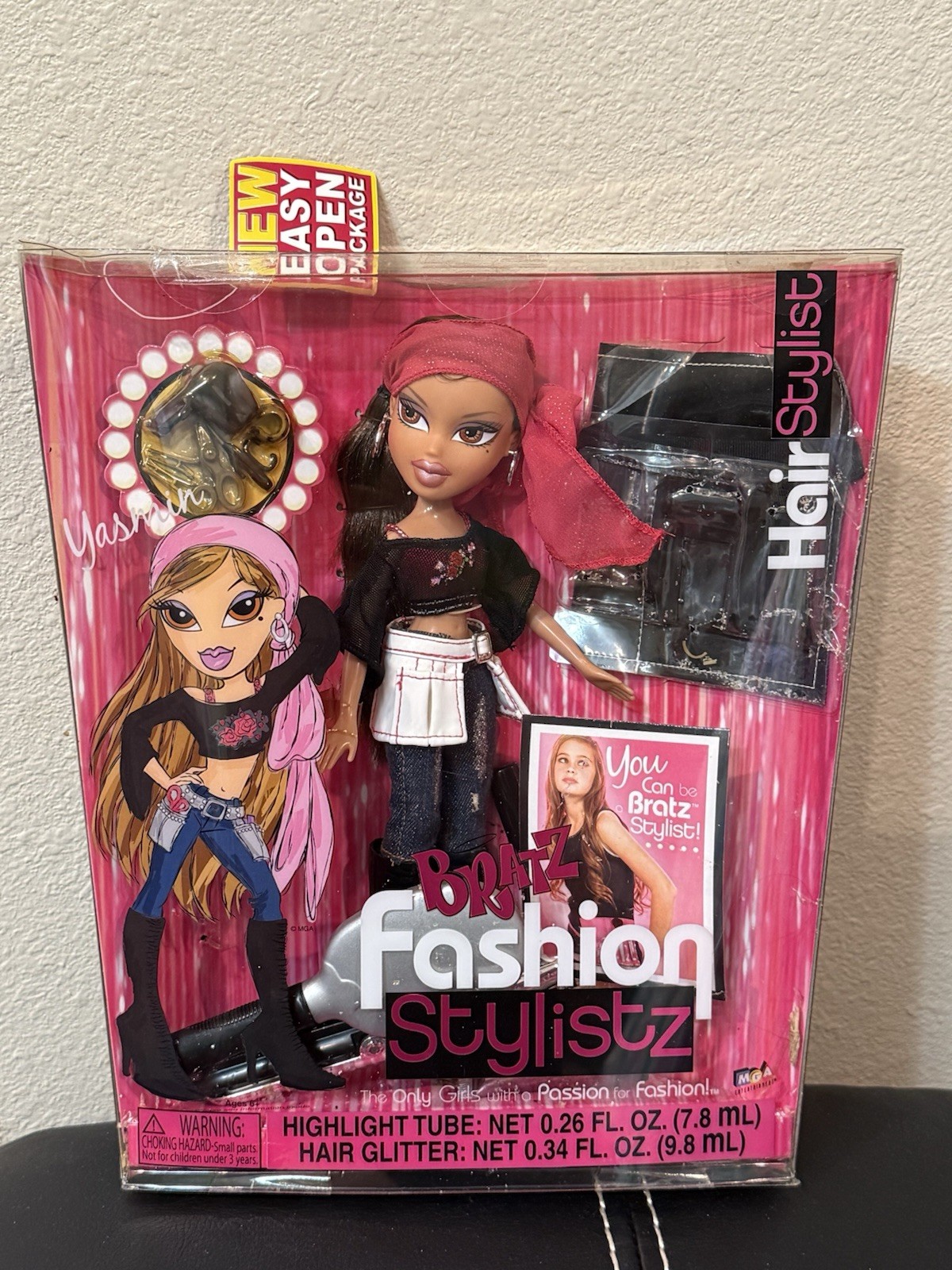 Bratz Doll Fashion Stylistz YASMIN NIB RARE doll MGA early 2000s Bratz
