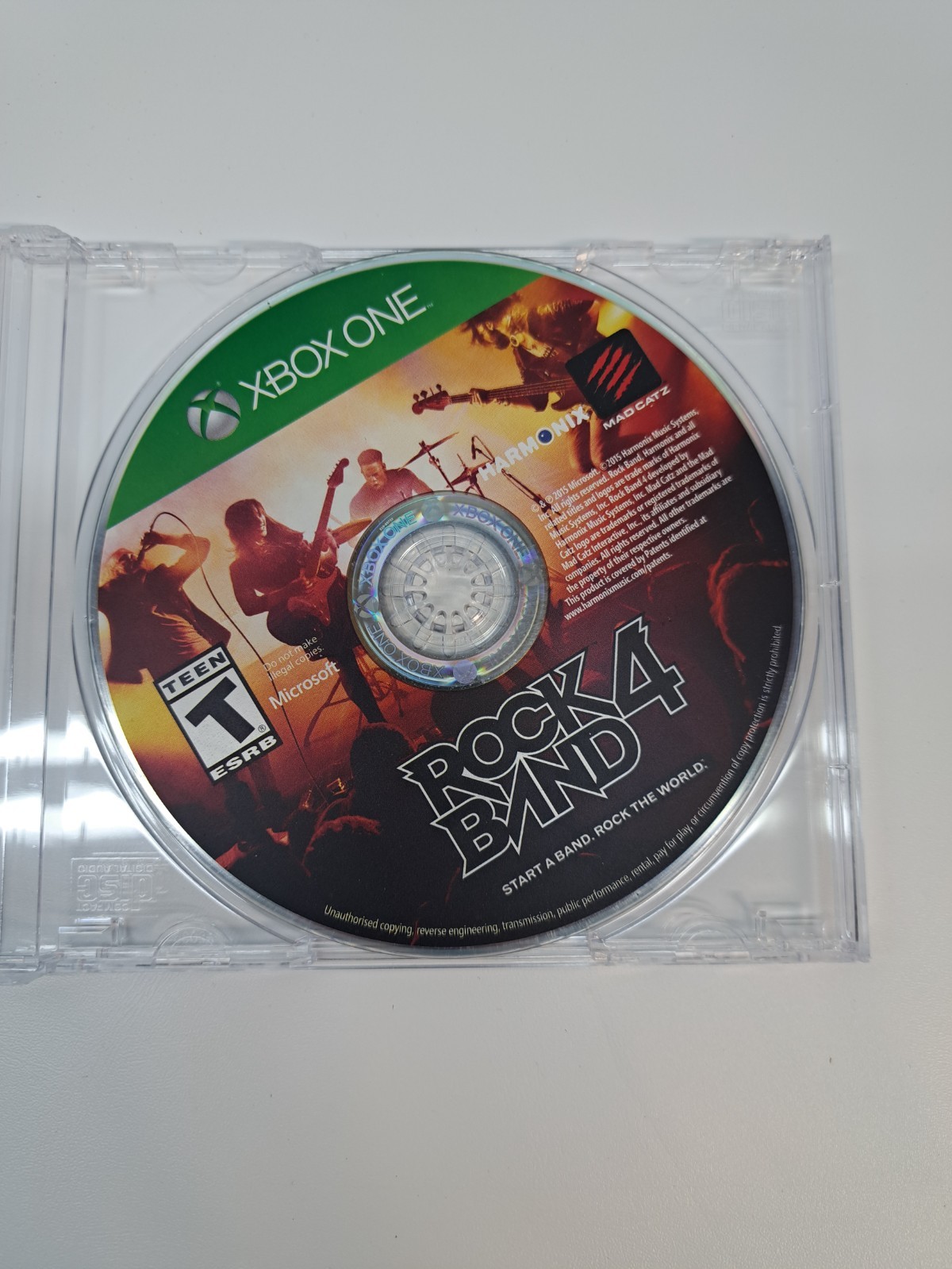 Rock Band 4 Microsoft Xbox One  **GAME DISC ONLY** (Tested Working)