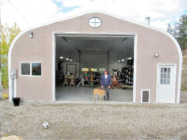 32x50x18 Engineered Steel Building Kit | DuroSPAN Clear-Span Arch Open DIY Ends