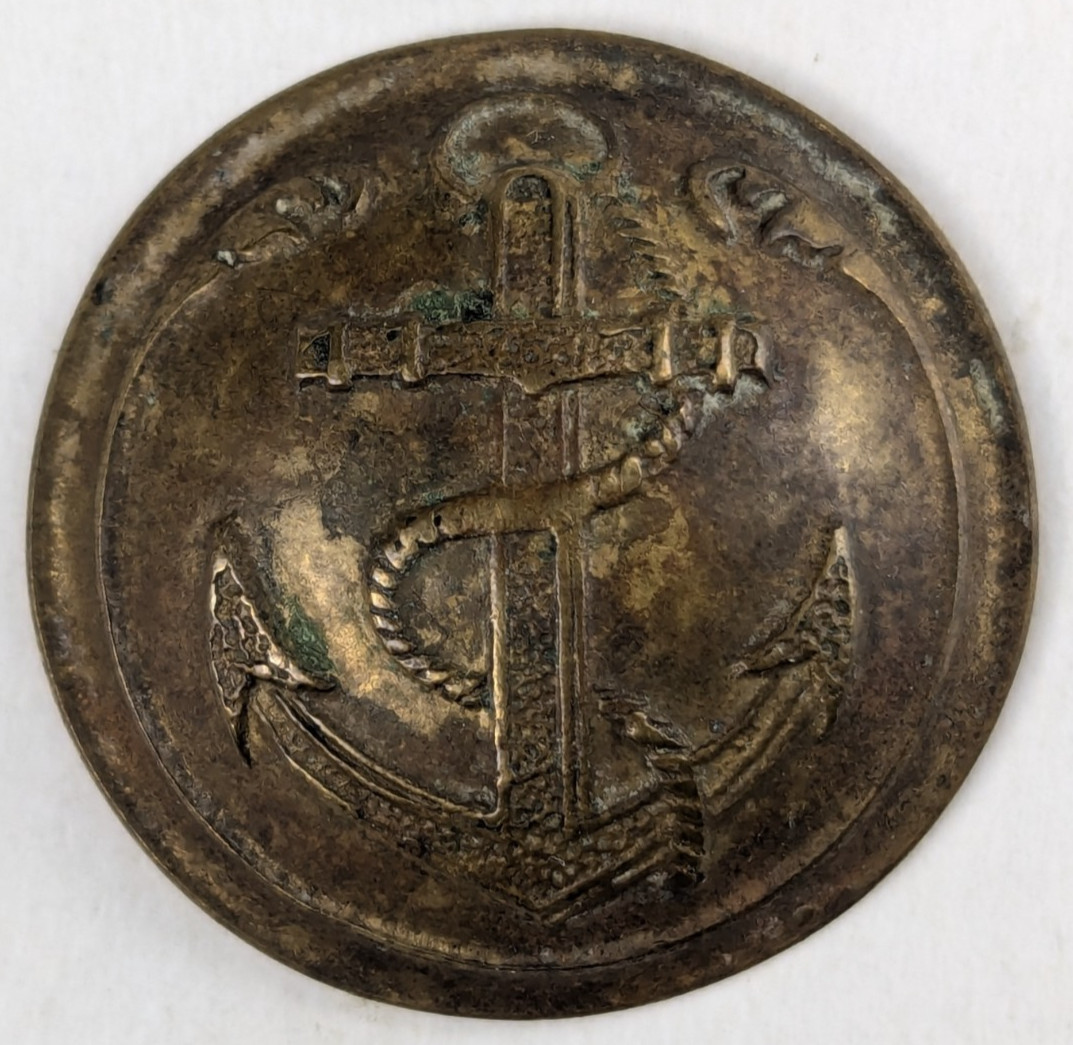 1870-80s - French Navy Uniform Button - M2D