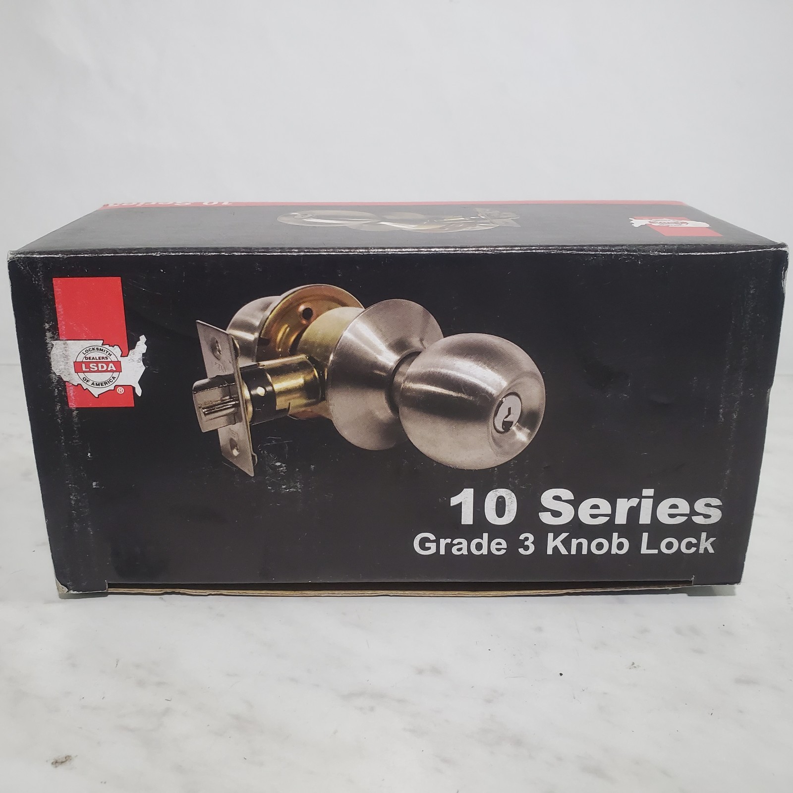 LSDA 10 Series Grade 3 Knob Lock Model 11B15 nonkeyed