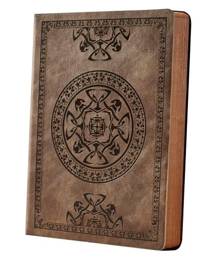  Journal for Men Soft Cover Lined Pages Vintage Notebook 180 A5 A-Dark Brown
