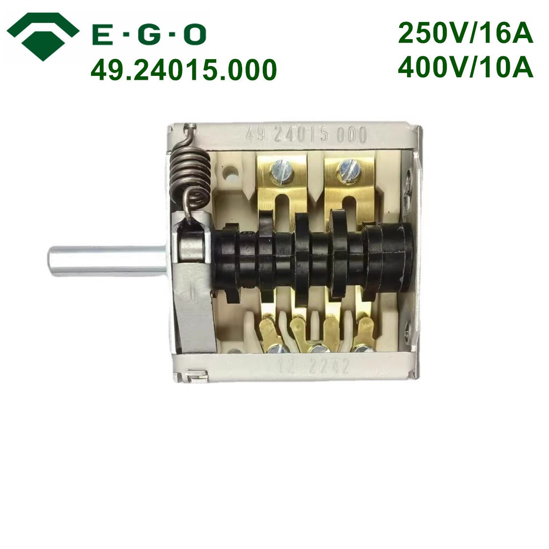 1 Pc. New 49.24015.000 3-Geared Temperature Controller Switch 250V/16A 400V/10A