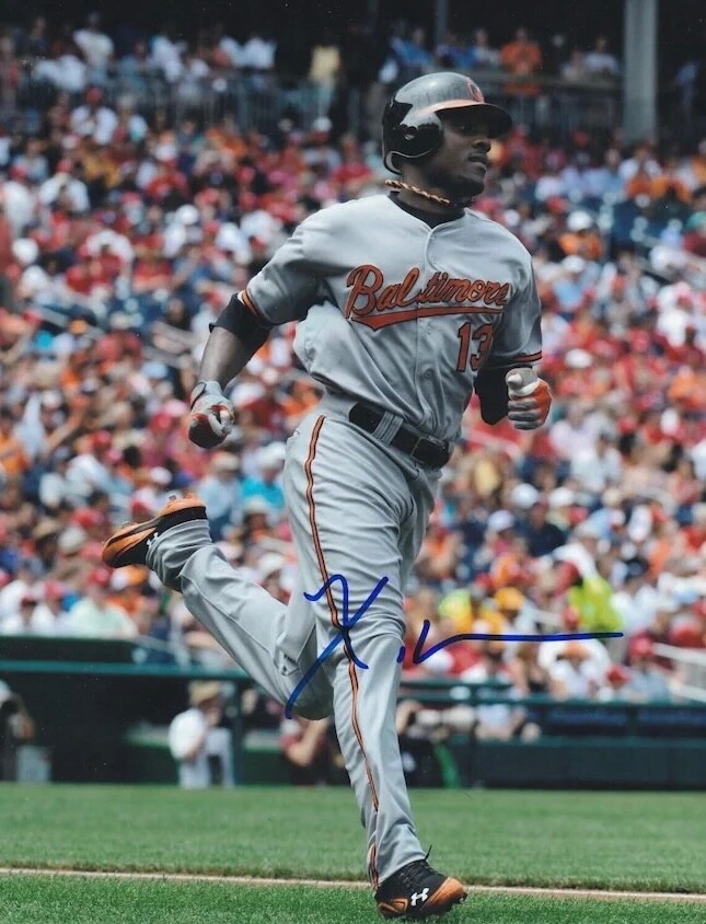 Xavier Avery Running Pose Baltimore Baseball Signed RP Reprint 8X10 Photo