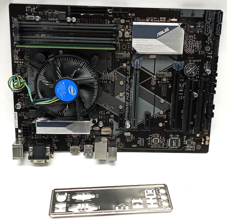 Asus Prime H370-Plus Rev. 1.02 Motherboard i3-8100@3.60GHz 8GB RAM +I/O WC723!