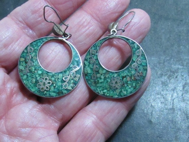 Taxco turquoise earrings