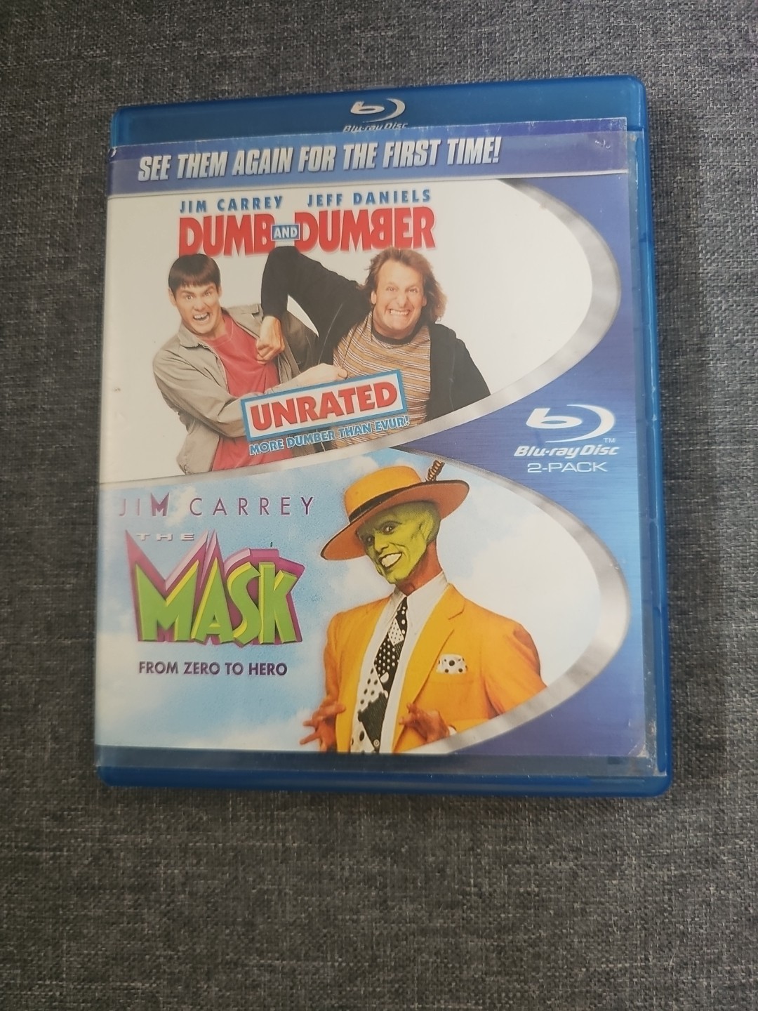 Dumb and Dumber / The Mask (Blu-ray, 2012) 2 Disc Set!