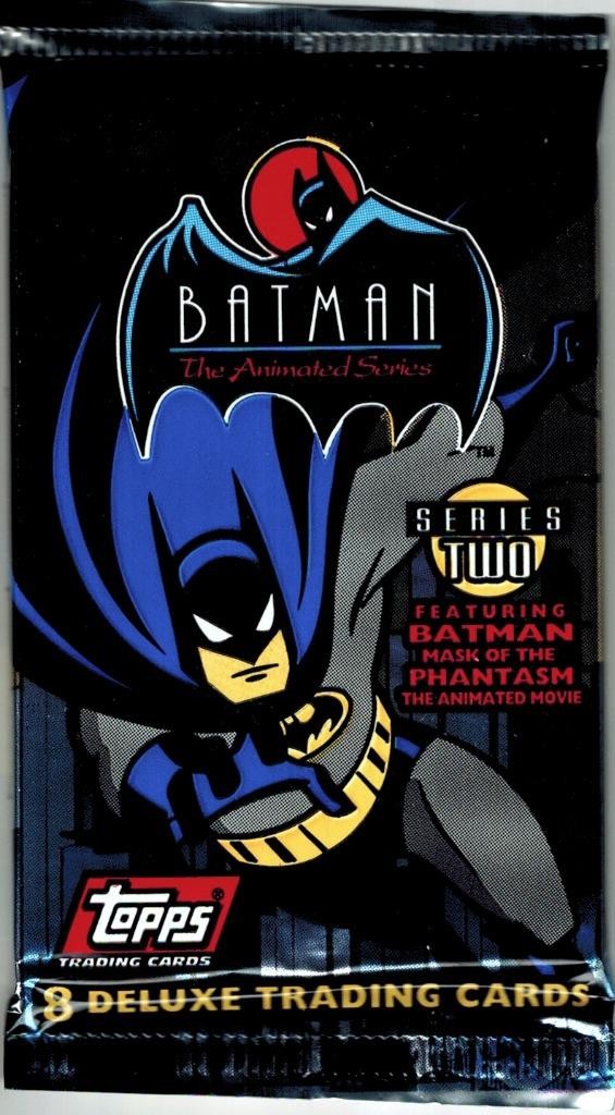1993 Topps Batman The Animated Series Series 2 Trading Card Pack