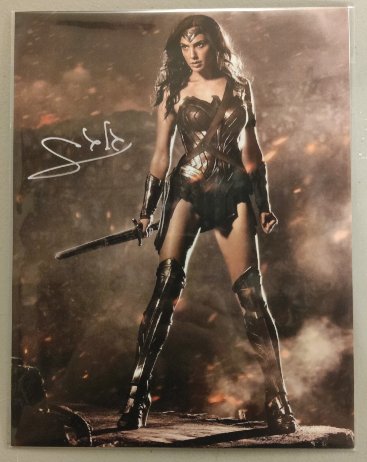 8.5x11" Gal Gadot Autographed Photo Reprint WONDER WOMEN Fast And Furious 