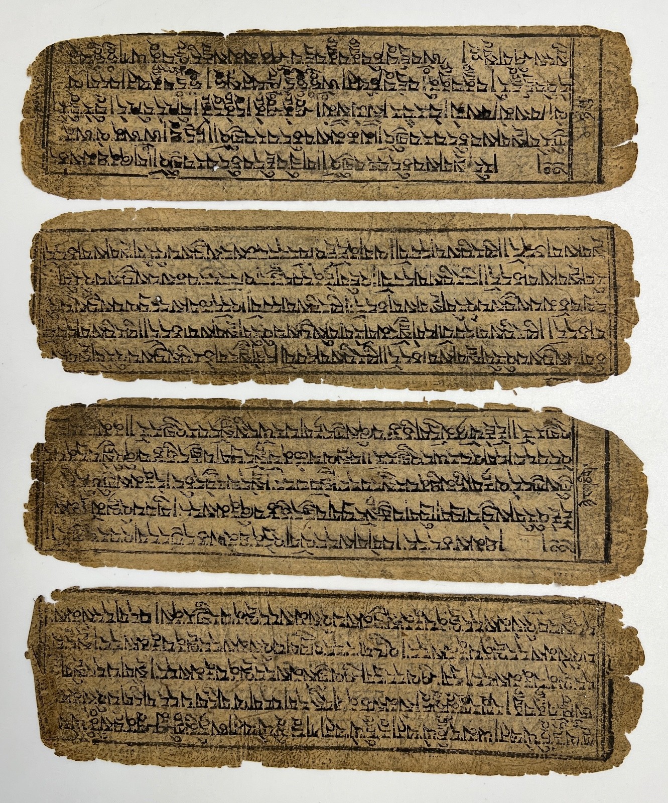 Ancient Tibetan Manuscript Sutra Prayers Rare