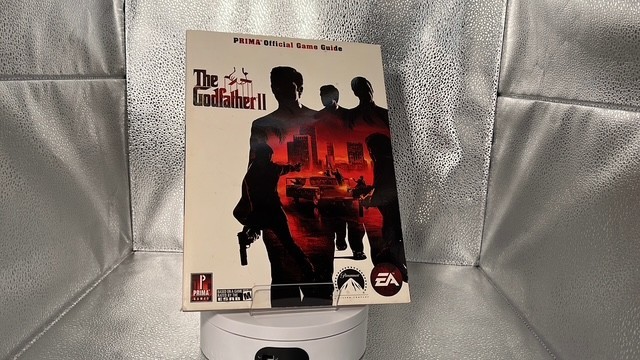 The Godfather II Prima Official Strategy Guide 2009 EA, Used w/Poster